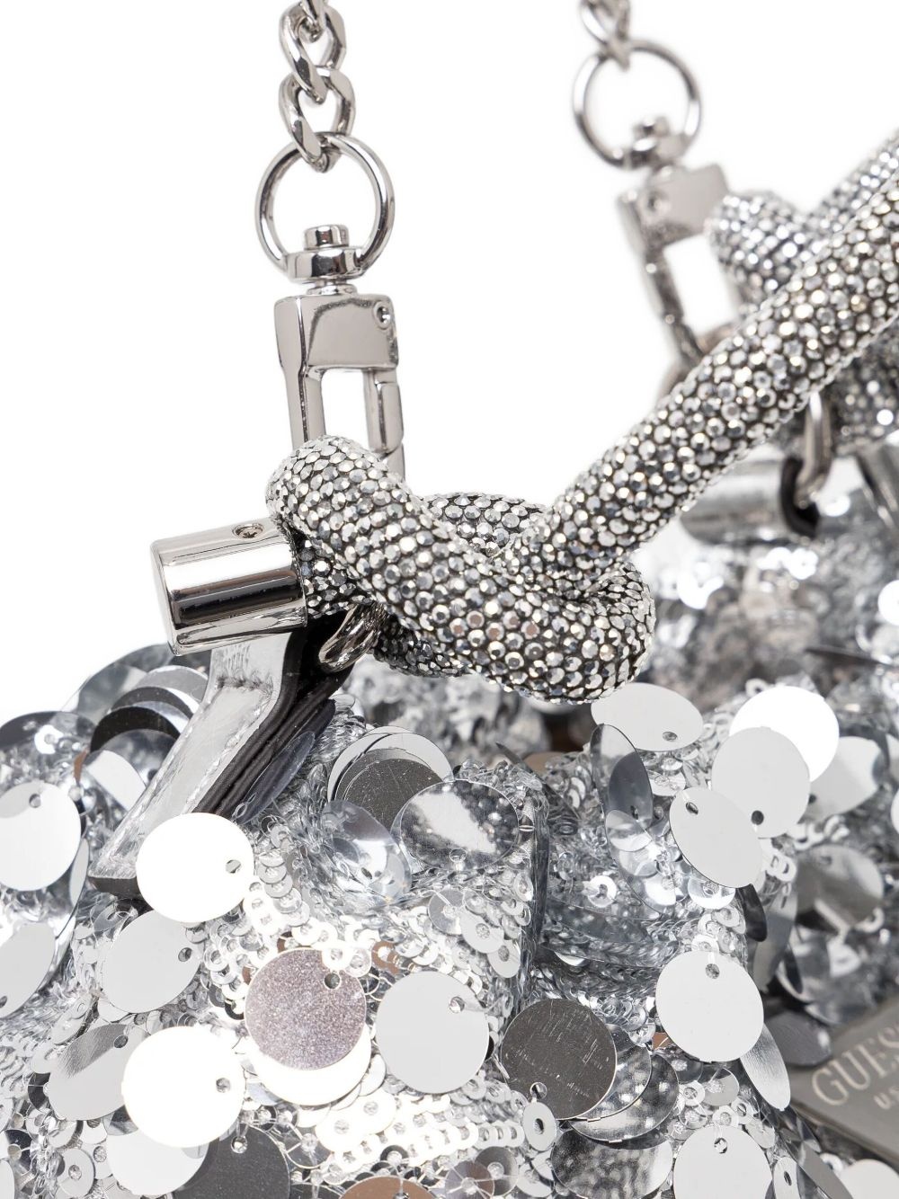 sequin-embellished mini bag - 4