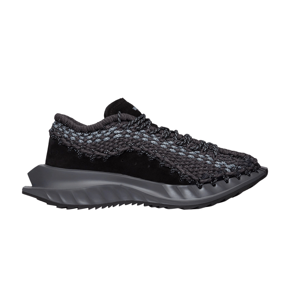 Valentino Crochet Sneakers 'Black' - 1