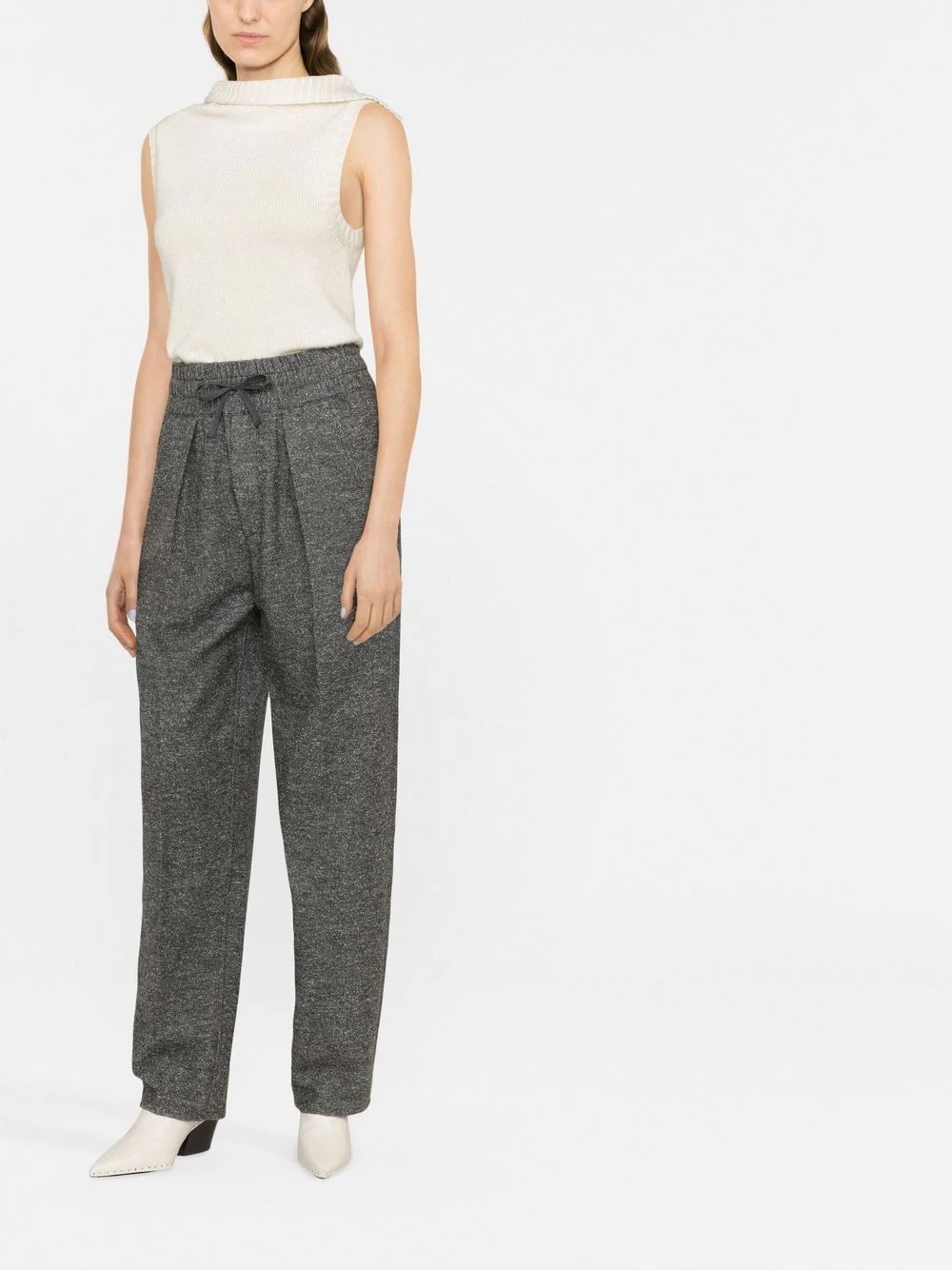 Miroki drawstring tapered trousers - 2