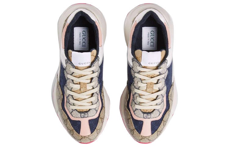 (WMNS) Gucci GG Rhyton 'Beige White Pink' 620185-99WF0-4371 - 4