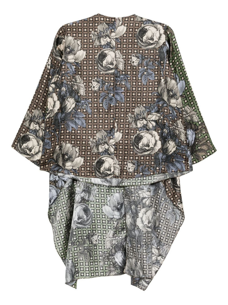 BIYAN all-over floral print blouse outlook