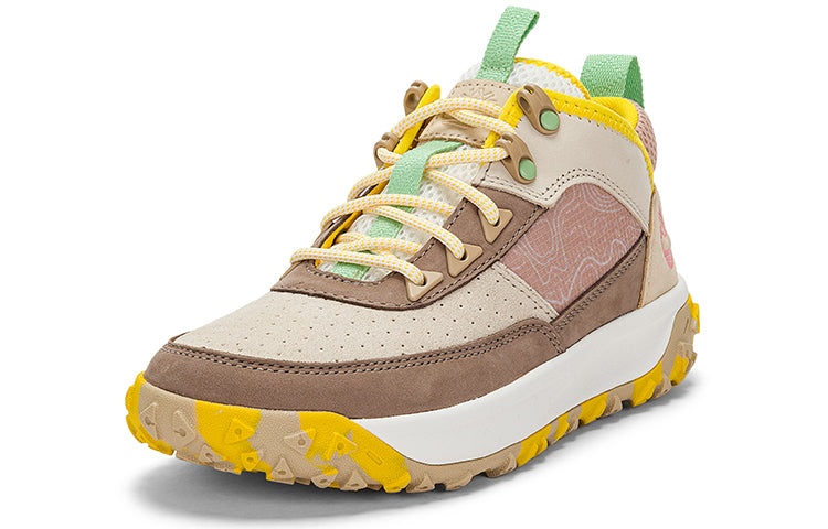 (WMNS) Timberland GreenStride Motion 6 Leather and Fabric Low Hiker 'Medium Beige Nubuck' A5Z5MW - 3
