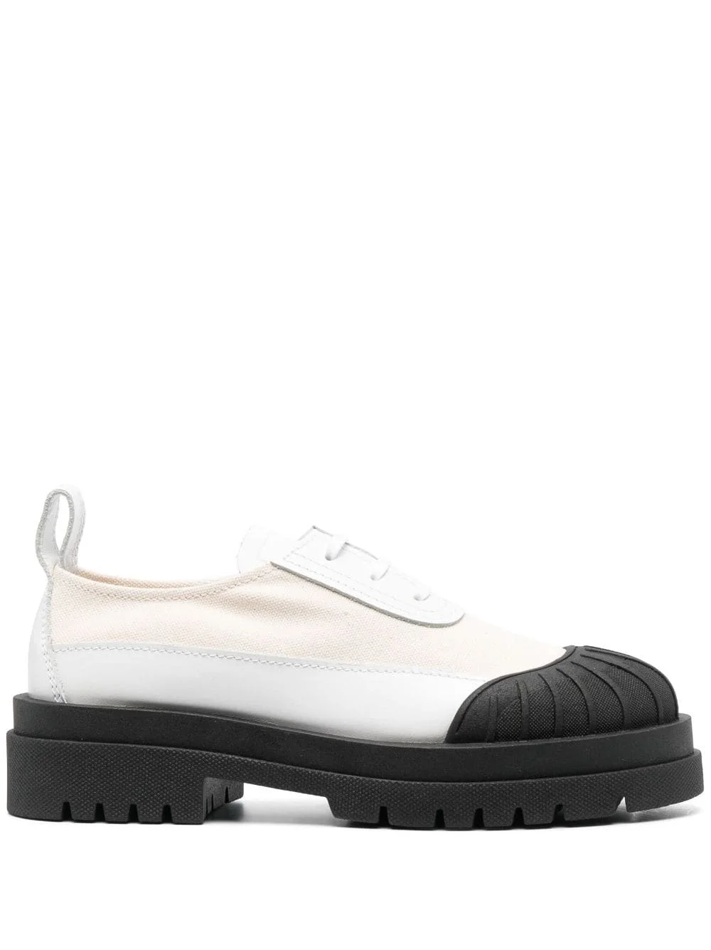 canvas lace-up shoes - 1