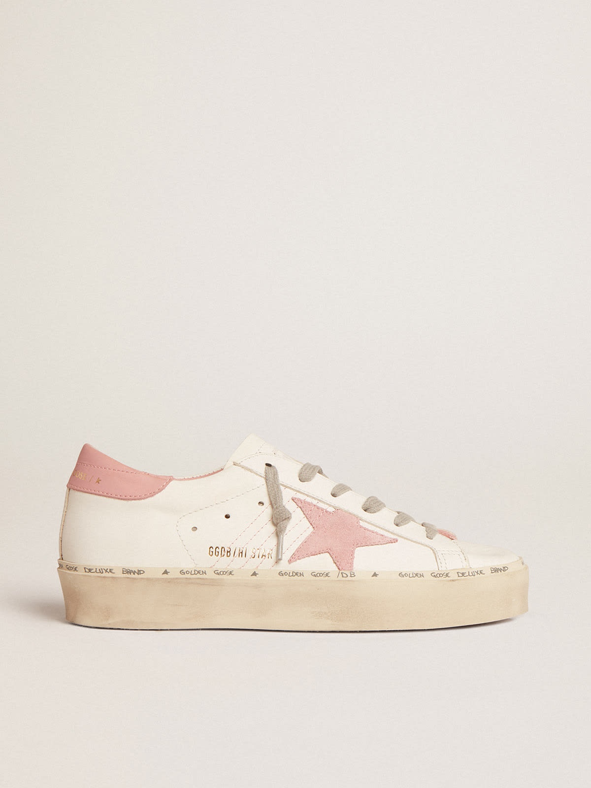 Hi Star with suede star and old rose leather heel tab - 1