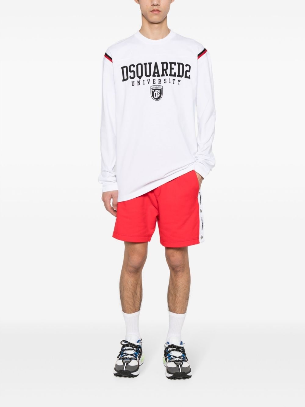 stripe-detail long-sleeve T-shirt - 2