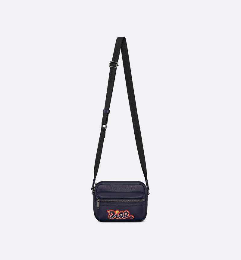 DIOR AND KAWS Mini Rider 2.0 Zipped Messenger Bag 5