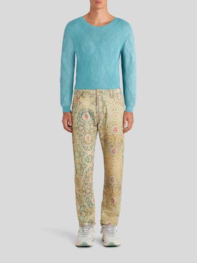 Etro JEANS WITH DIGITAL CARPET PRINT outlook