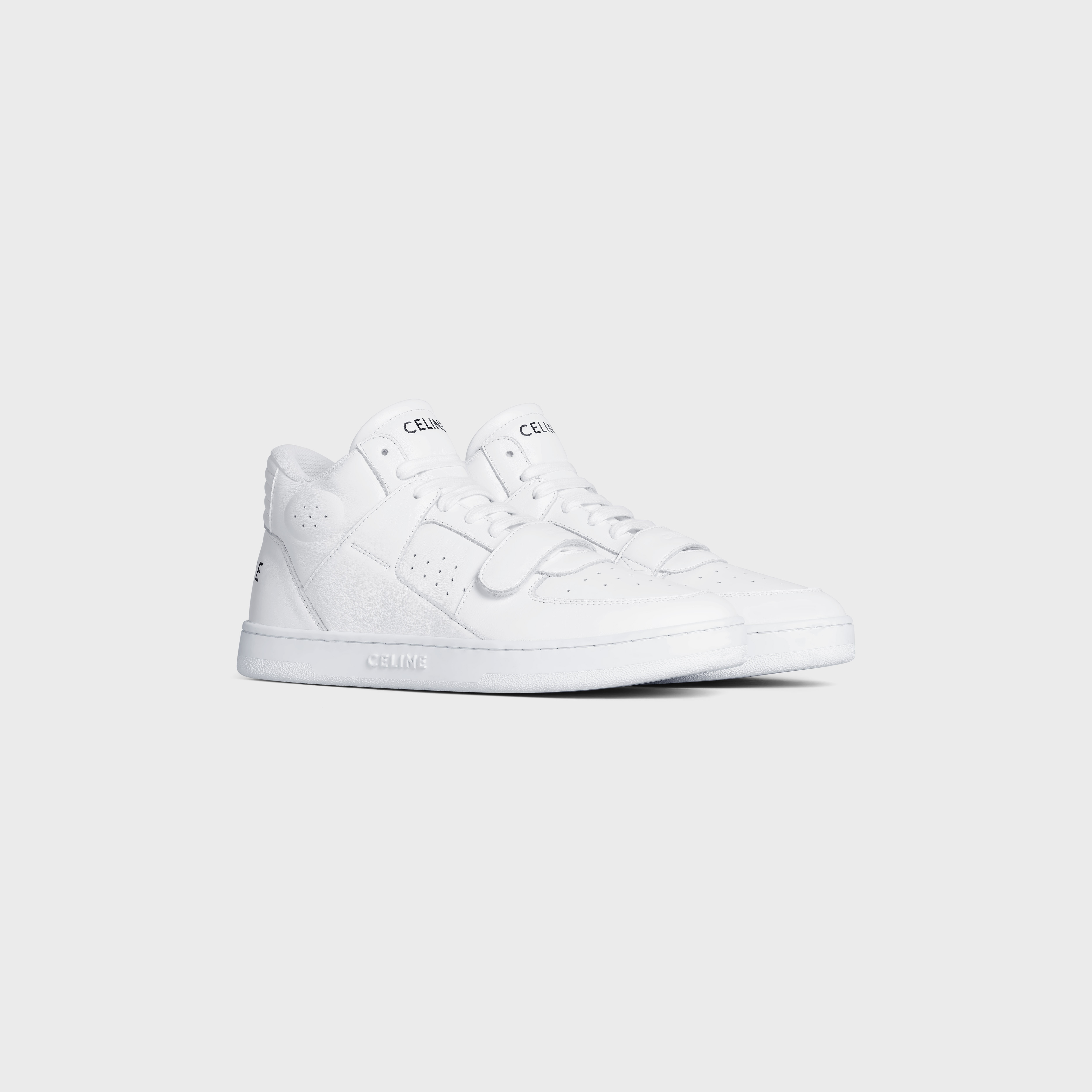 CT-02 CELINE TRAINER MID SNEAKER WITH SCRATCH in CALFSKIN - 2