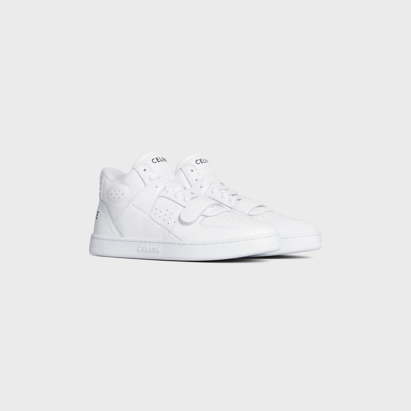 CELINE CT-02 CELINE TRAINER MID SNEAKER WITH SCRATCH in CALFSKIN outlook