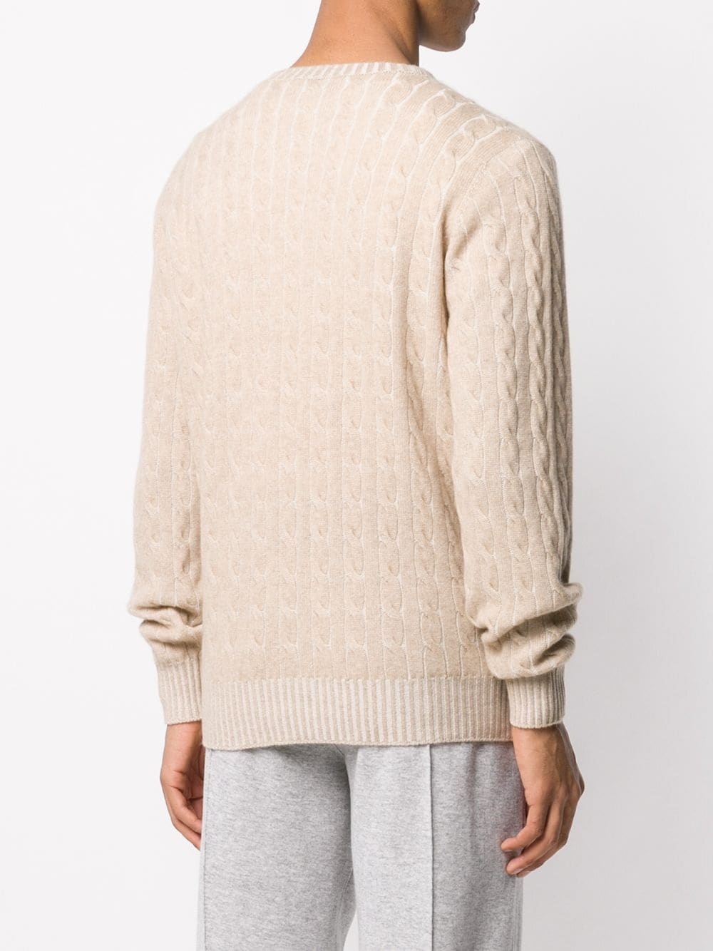 cashmere cable-knit jumper - 4