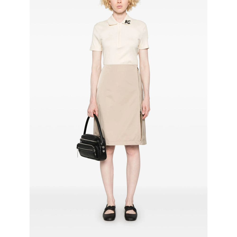 Moncler Neutrals Tops - Polo Tops Women - 2