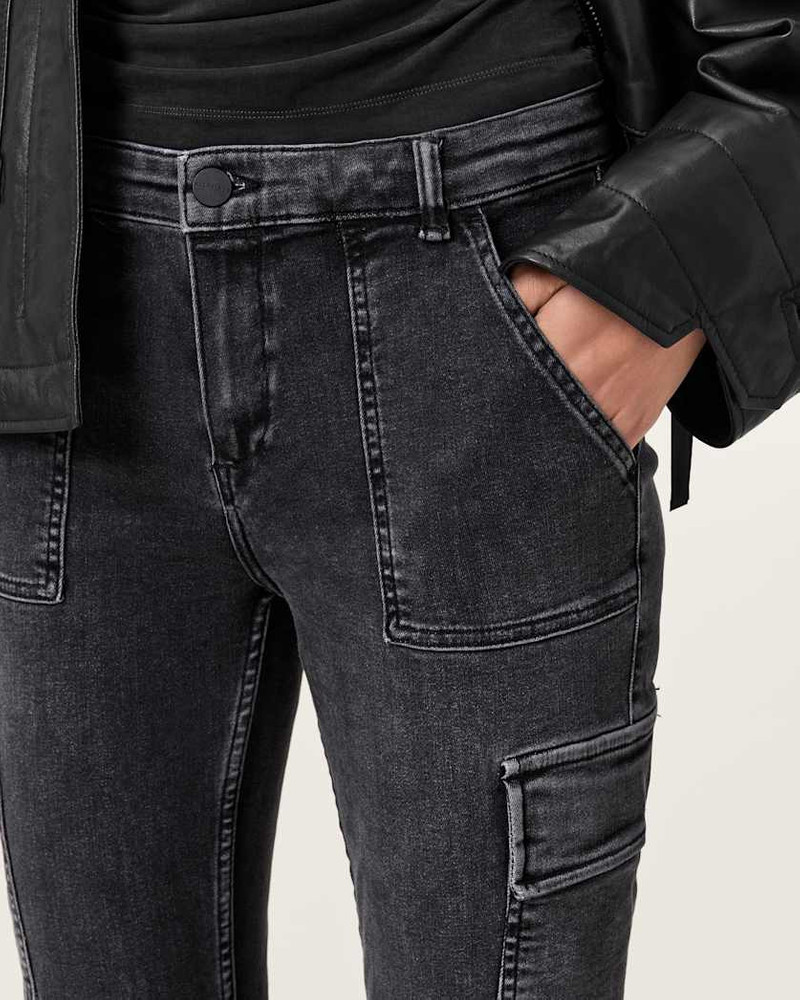 DURAN SKINNY DENIM CARGO JEANS 4