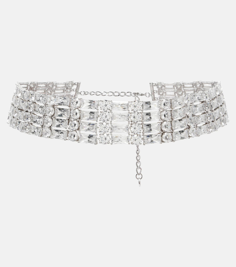Crystal-embellished choker 1