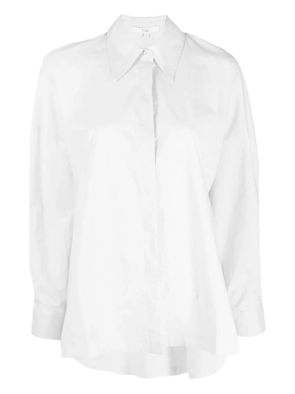 Gabe point-collar long-sleeved shirt - 1