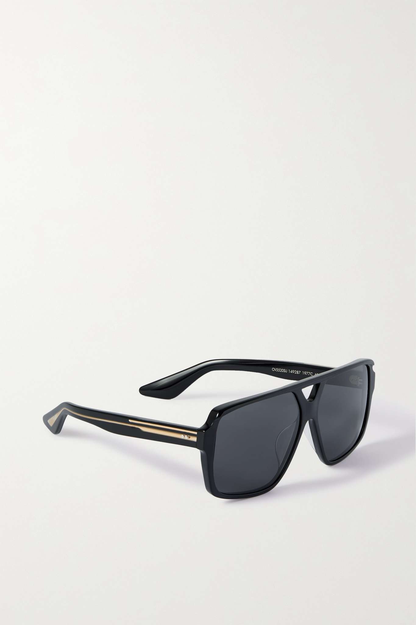 + Khaite 1977C aviator-style acetate sunglasses - 3