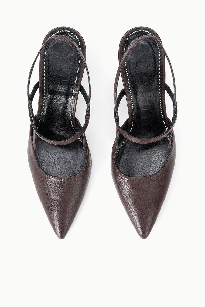 STAUD SEBASTIAN HIGH HEEL SLINGBACK ESPRESSO 8