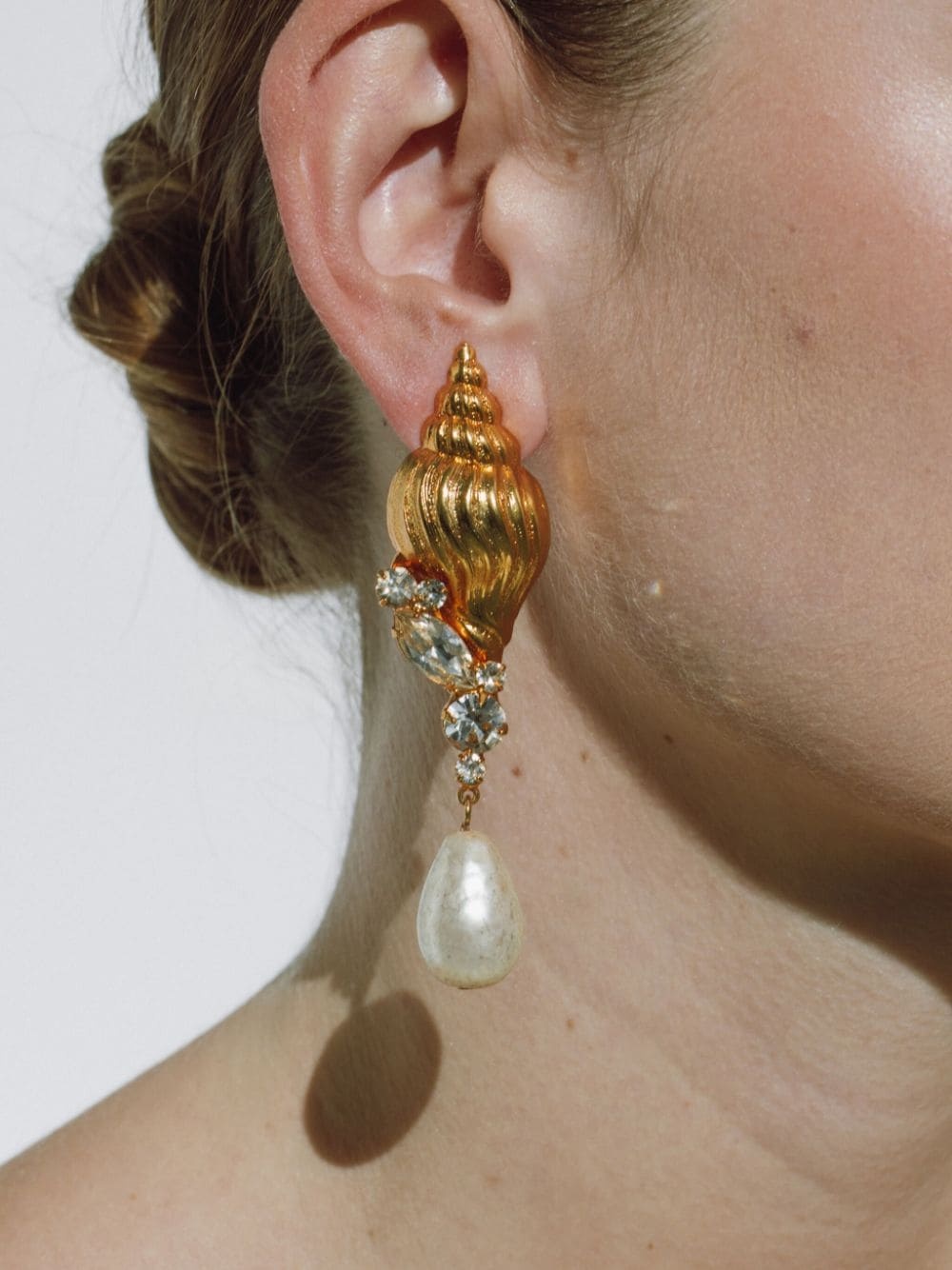 Aspene pearl-detailing earrings - 3