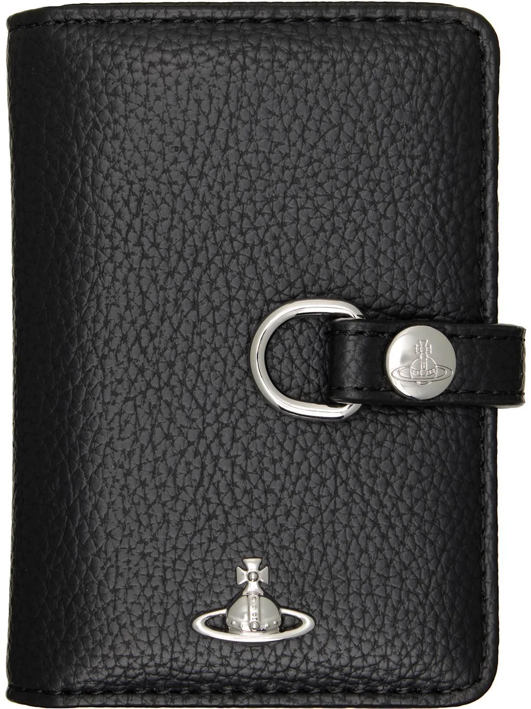 Black Vertical Flap Card Holder - 1