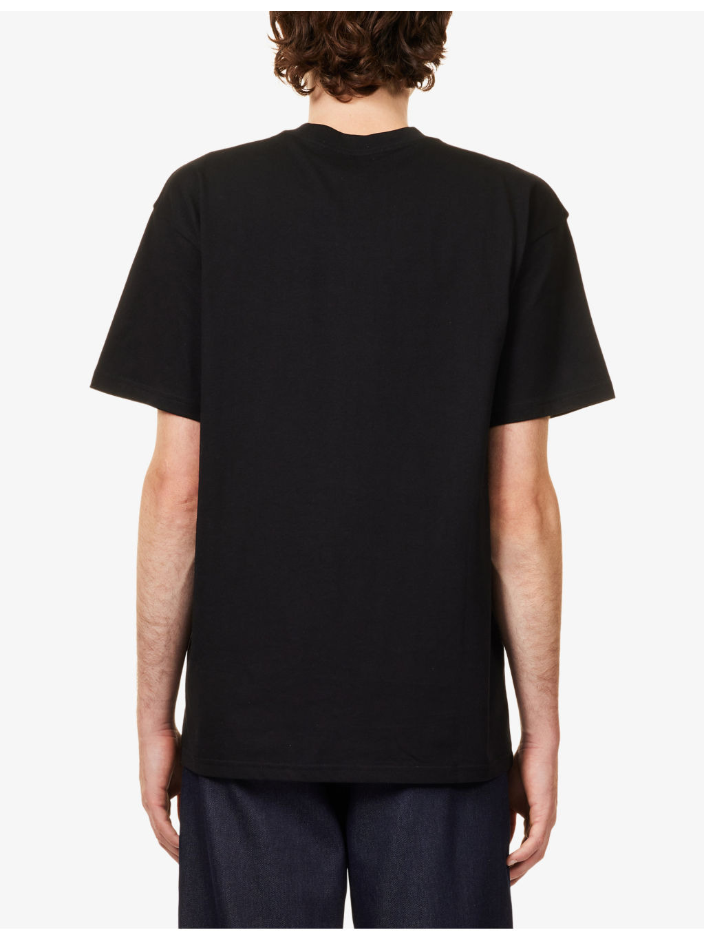 Logo-Patch Patch-Pocket Cotton T-Shirt - 4