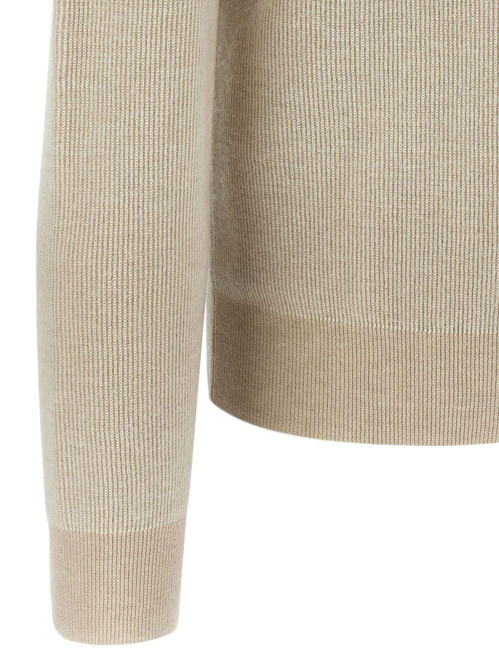 ribbed crew-neck sweater - 3