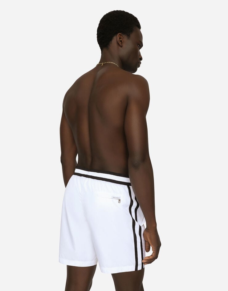 Mid-length swim trunks with DG patch - 5