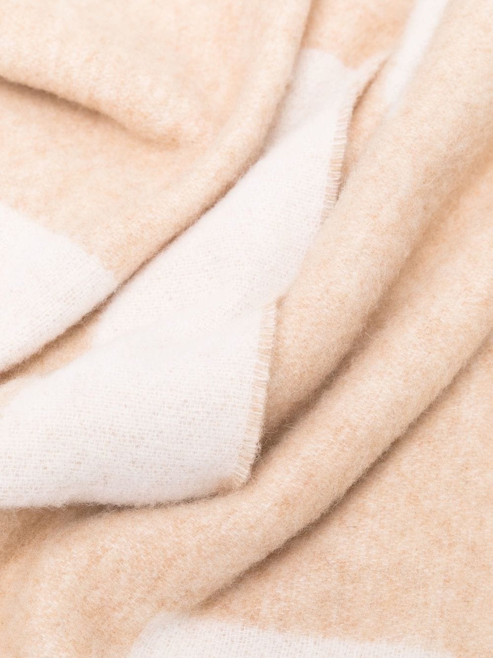 fringed knit scarf - 2