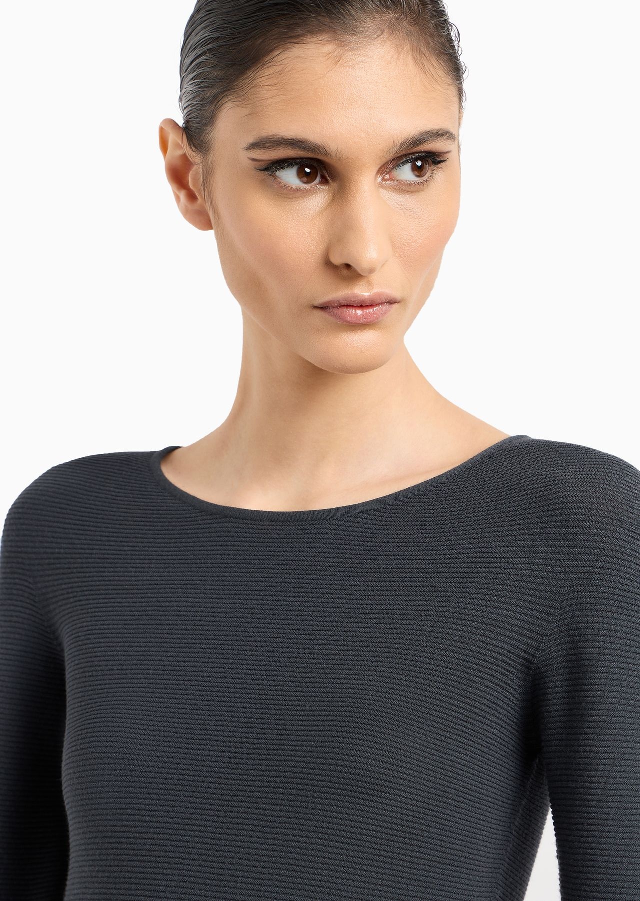 Links-stitch viscose long-sleeved jumper - 5