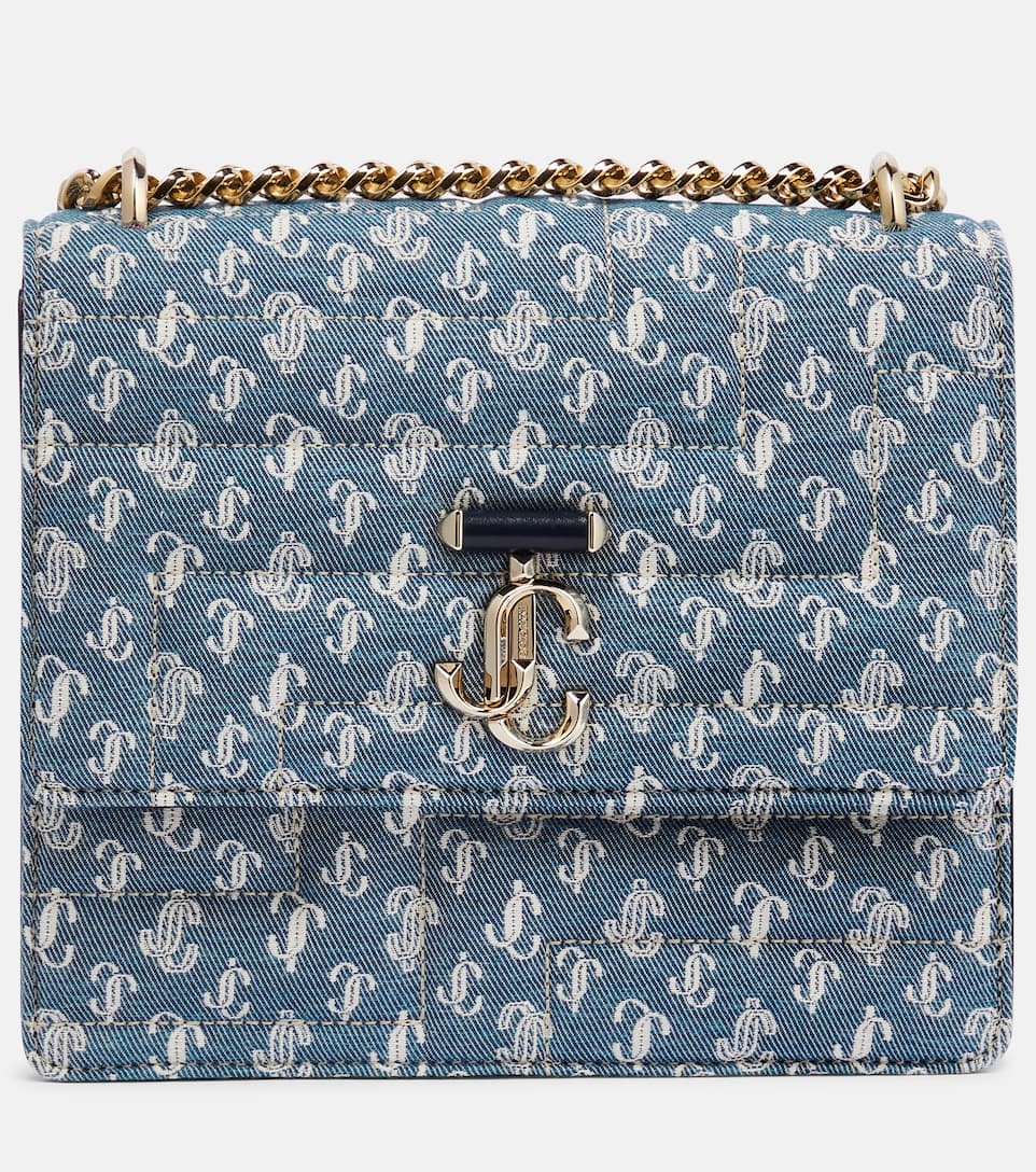JIMMY CHOO Avenue denim shoulder bag | mytheresa | REVERSIBLE