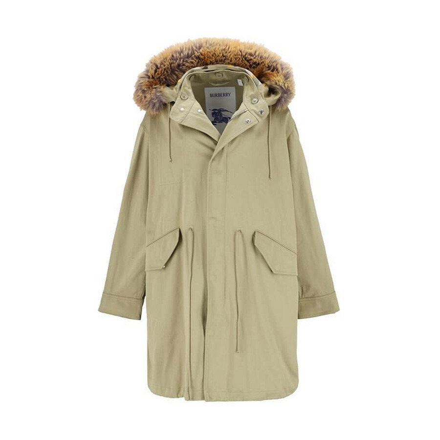 Burberry Faux-Fur Hood Parka Coat - 5