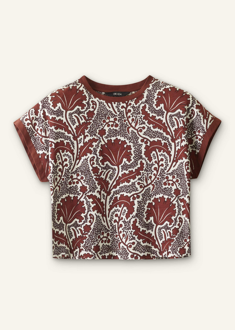 Relaxed Crop Tee - 1