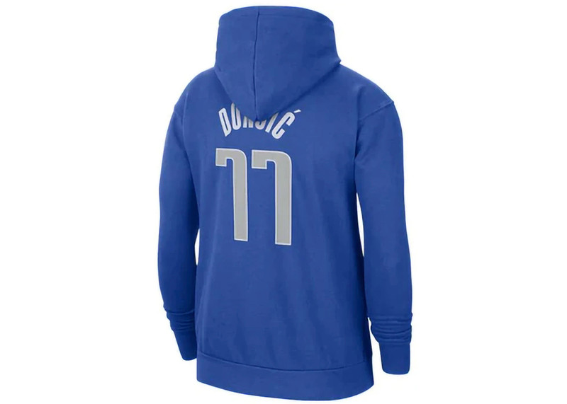 Nike Nike NBA Dallas Mavericks Luca Doncic Essential Fleece Pullover Hoodie Blue outlook