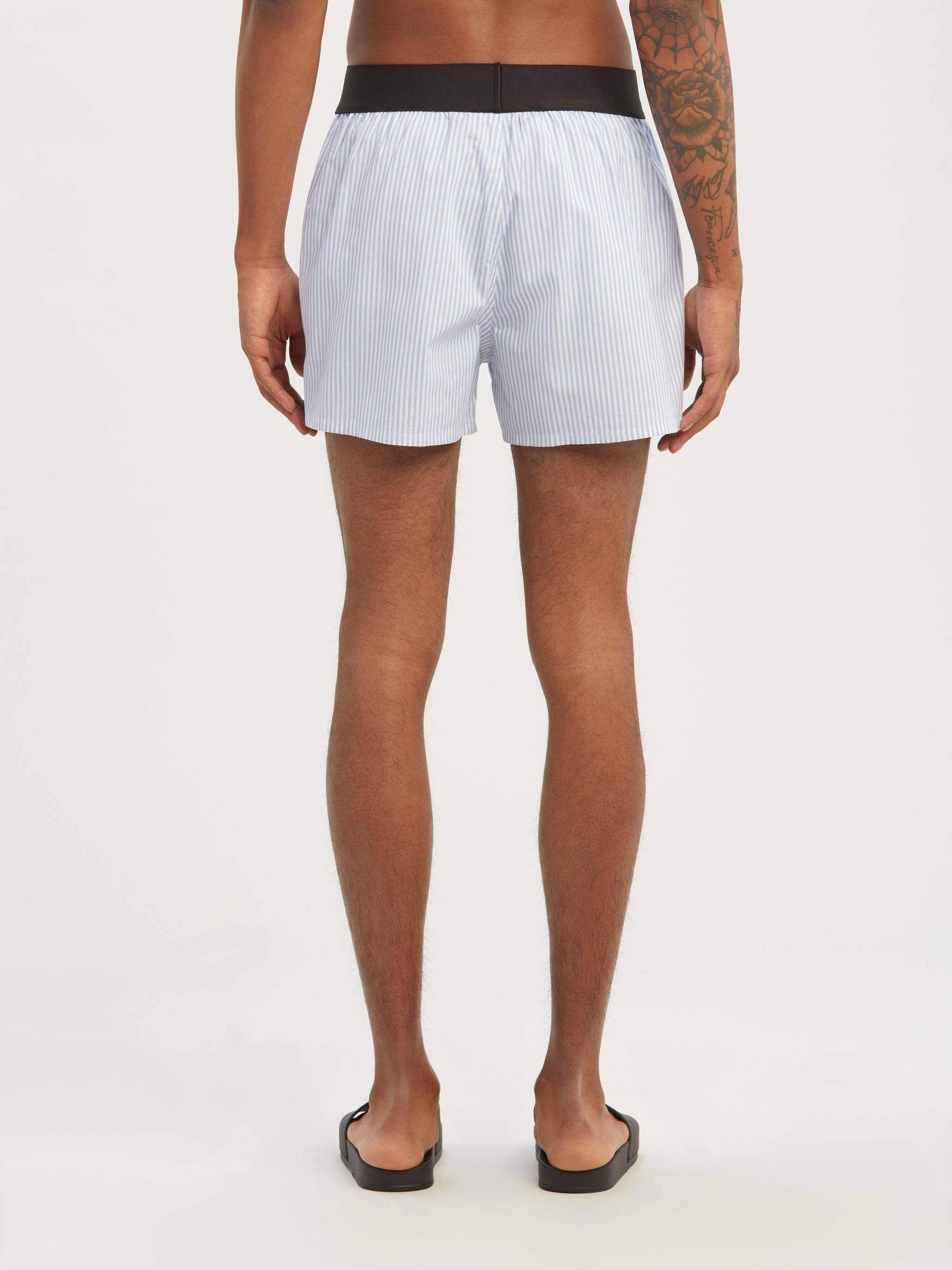 Classic Logo Striped Boxer - 5