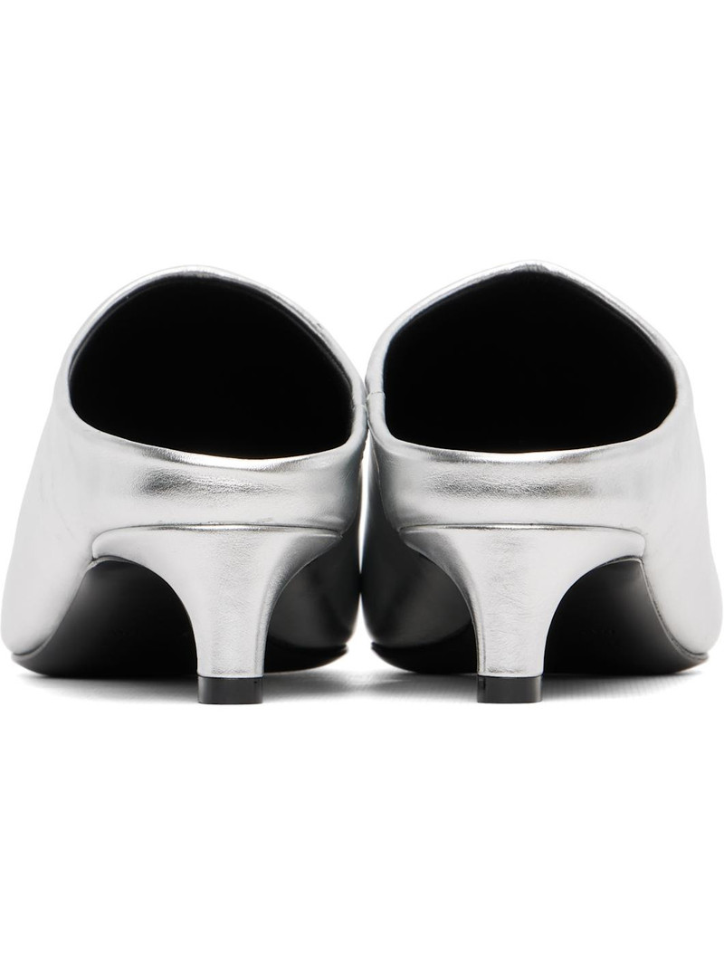 Silver Mule Heels 2