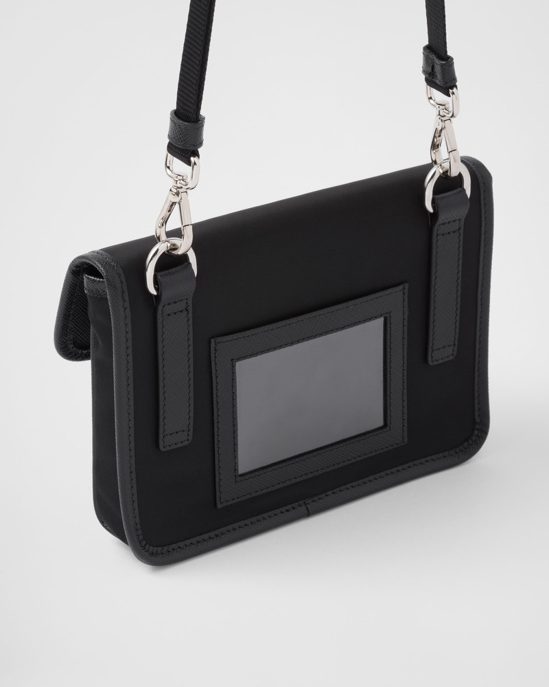 Re-Nylon and Saffiano leather smartphone case 5