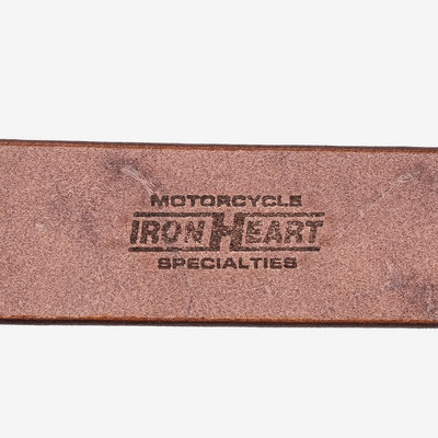 Iron Heart IHB-10-BRN Heavy Duty "Tochigi" Leather Belt - Brown outlook