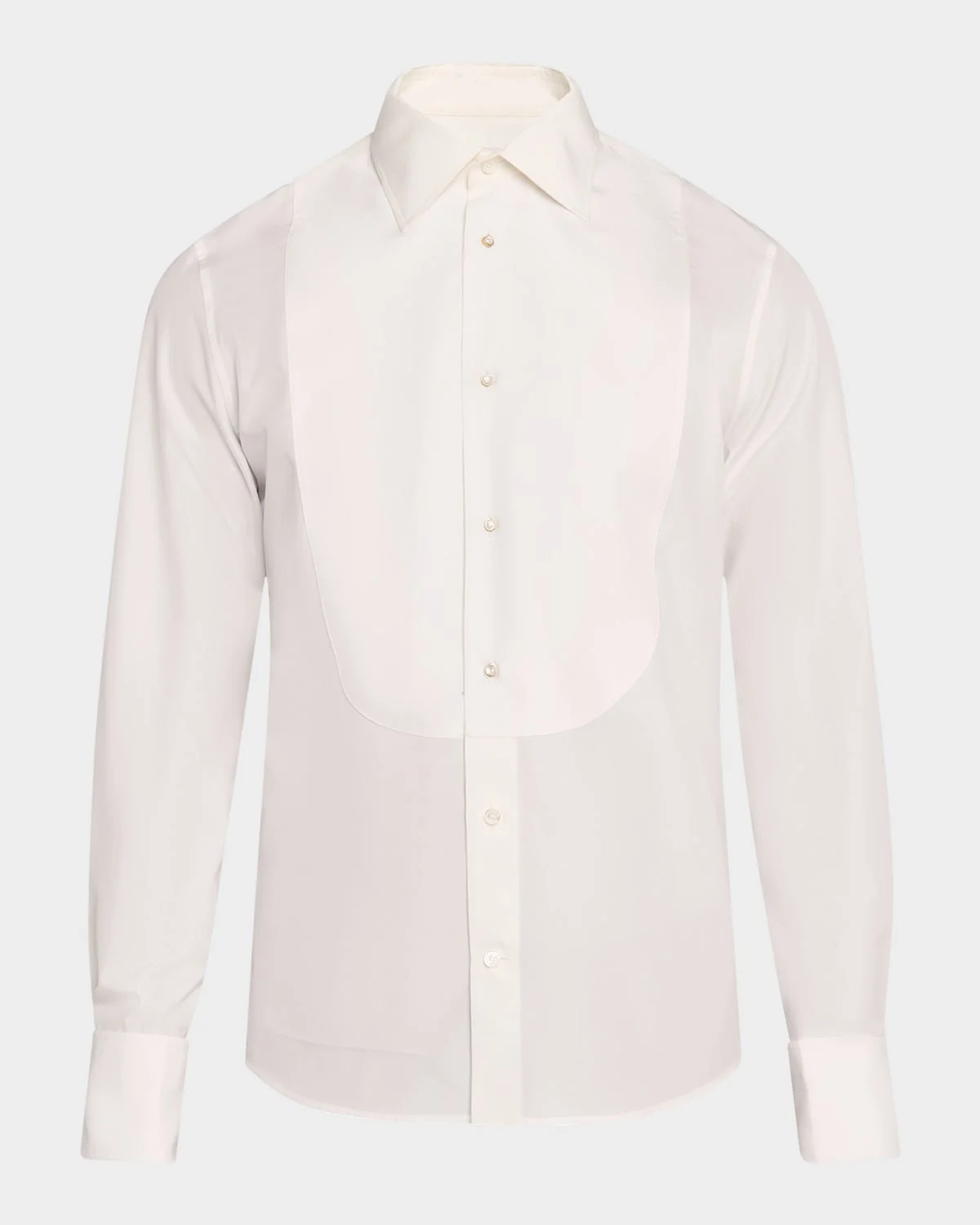 Men's Cotton-Silk Tuxedo Shirt - 1