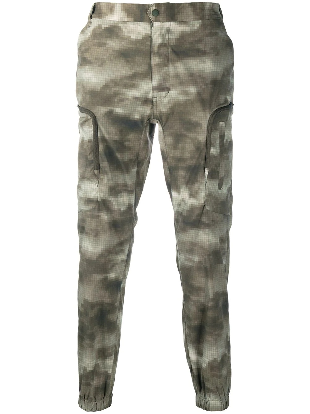 camouflage-print cargo trousers  - 1