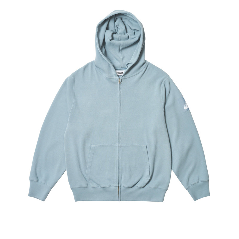 RIB HOOD HAZY BLUE - 1