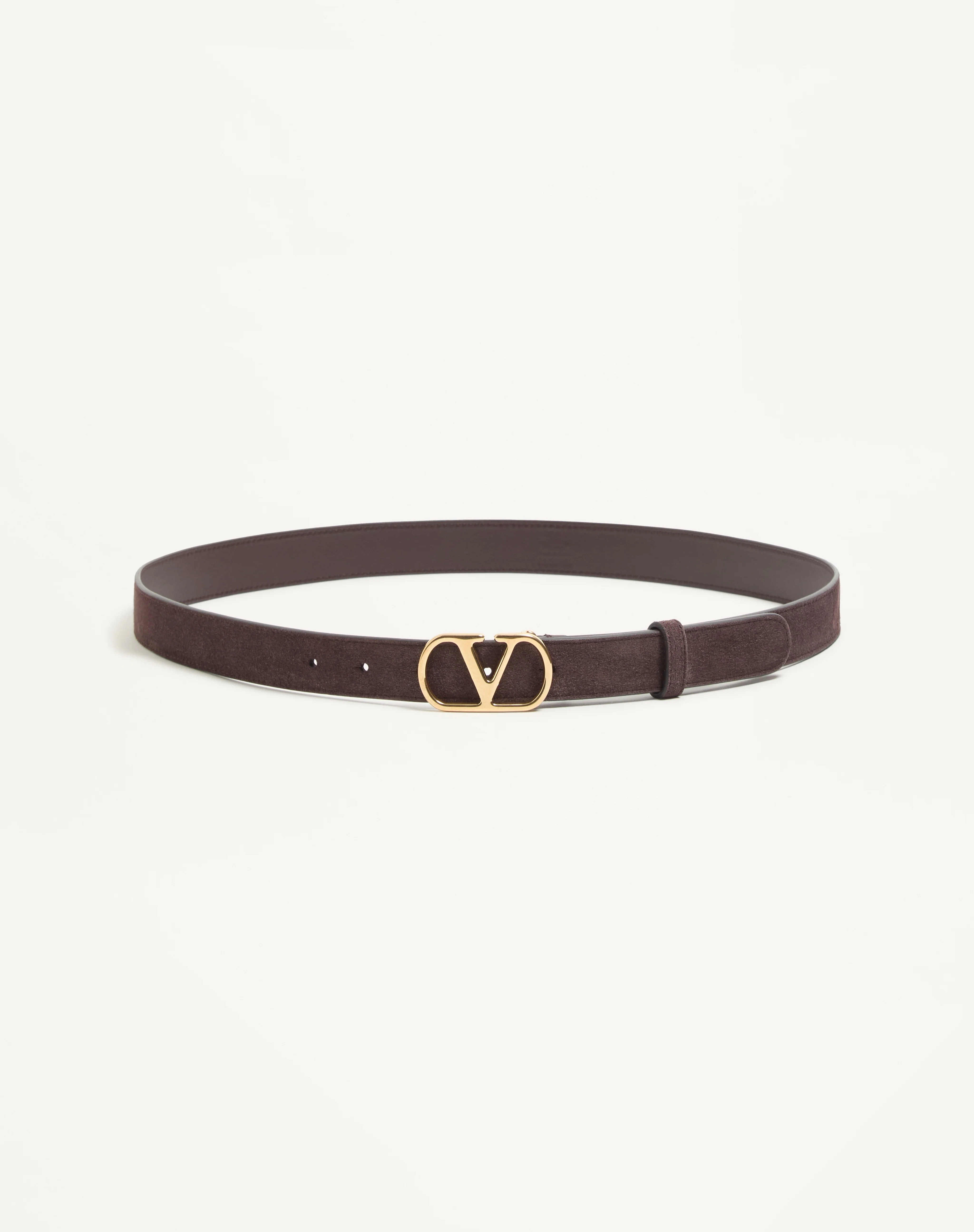 VLOGO SIGNATURE SUEDE BELT - 1