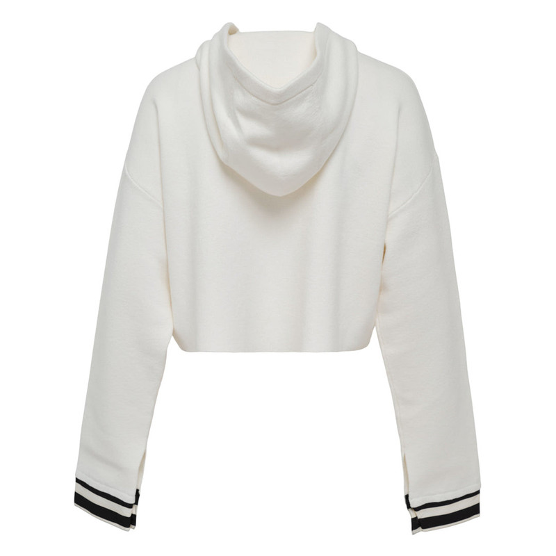 3.1 Phillip Lim Long Sleeve Cropped Hoodie With Poplin Combo outlook