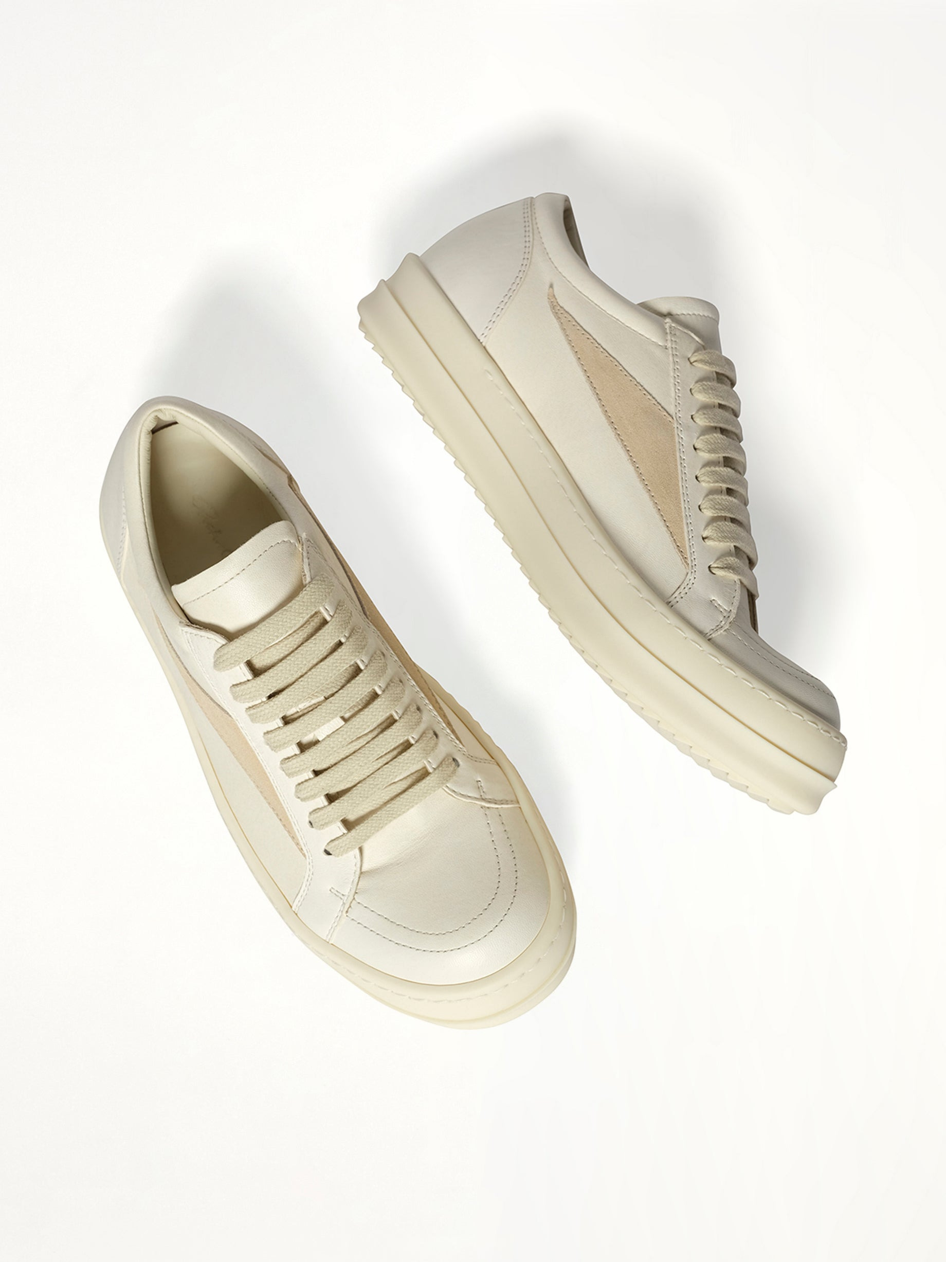 Vintage Sneaks in Milk/Milk/Milk - 4