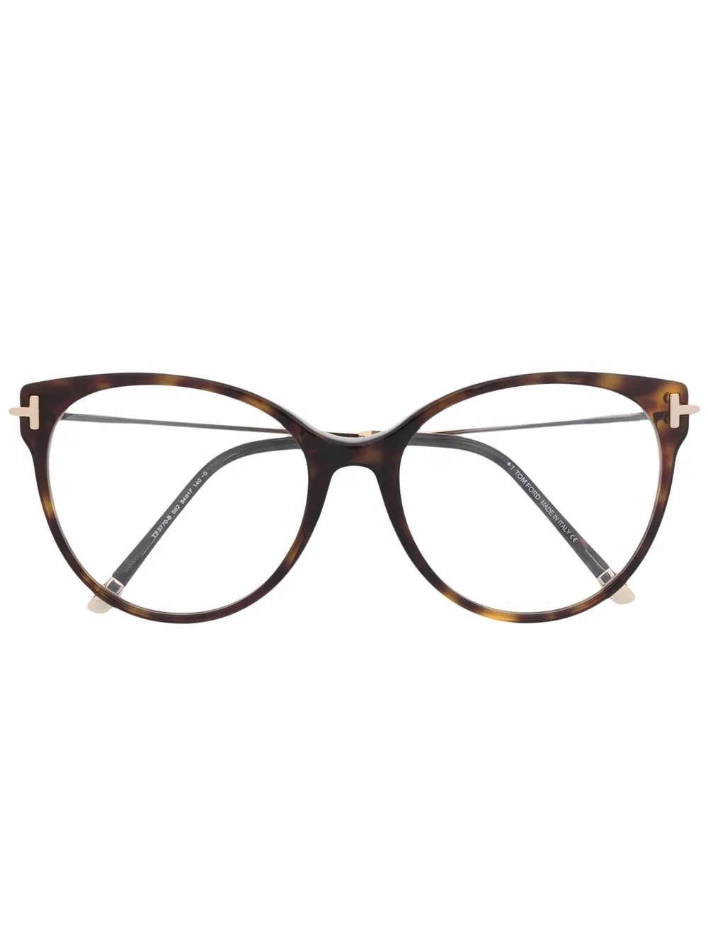 oversized tortoiseshell-frame glasses - 1