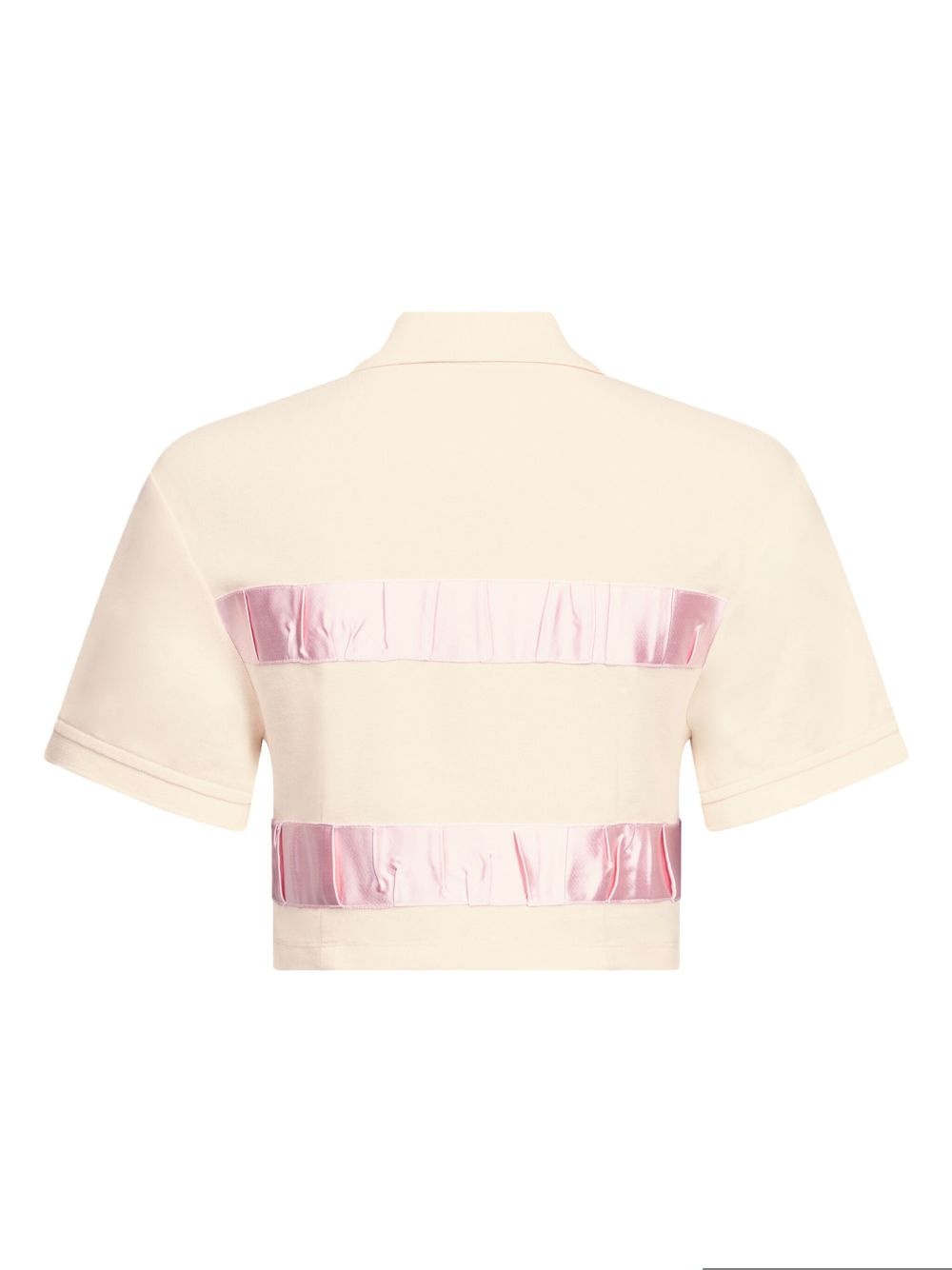 crystal-embellished cropped polo - 6
