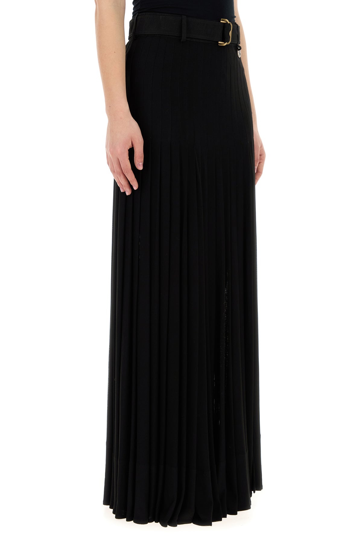 Black crepe skirt - 3
