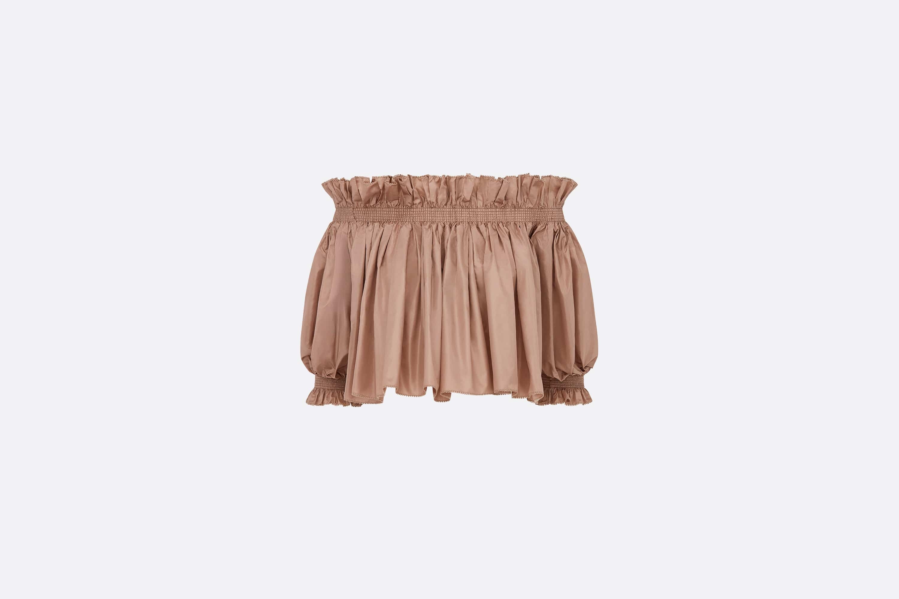 Off-The-Shoulder Smocked Top - 1