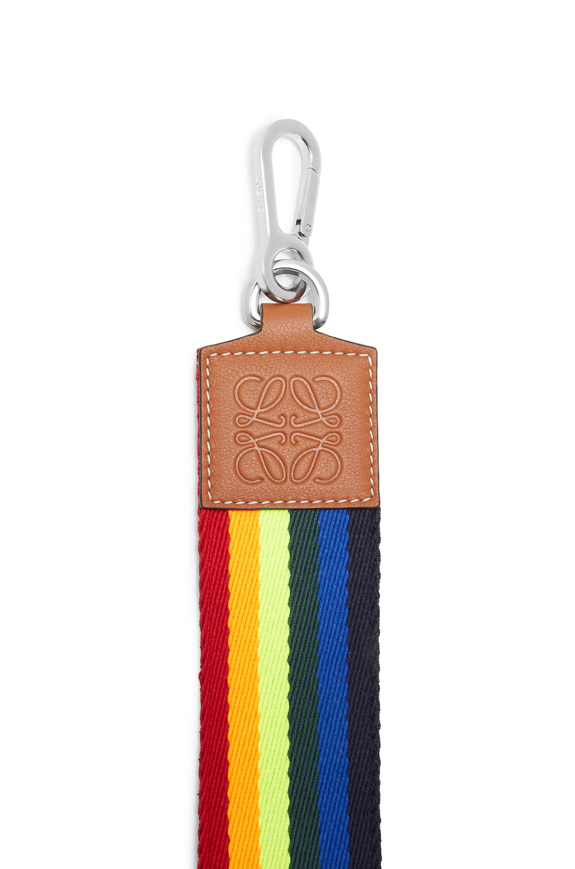 Rainbow strap in cotton and calfskin - 2