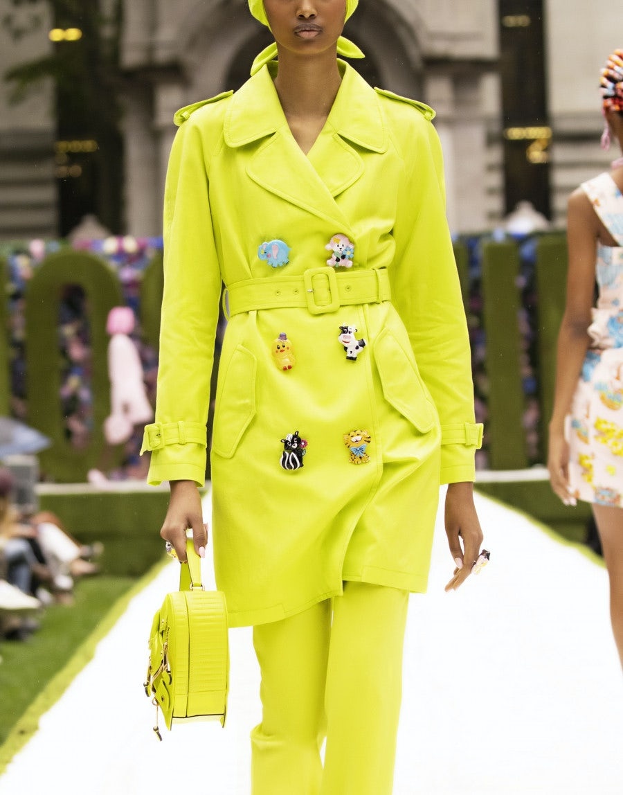 TOY BUTTONS MAT TRENCH COAT - 5