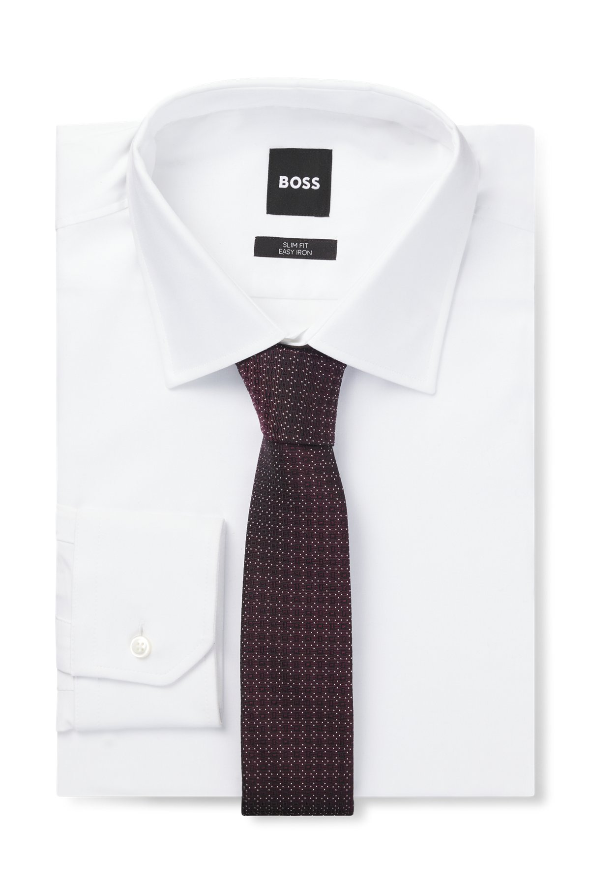 FORMAL TIE WITH ALL-OVER JACQUARD PATTERN - 3