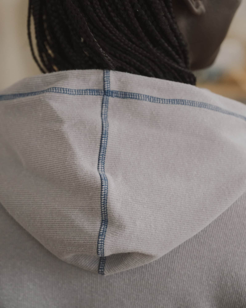 Way Zipped Hoodie - Organic Cotton Rib 6