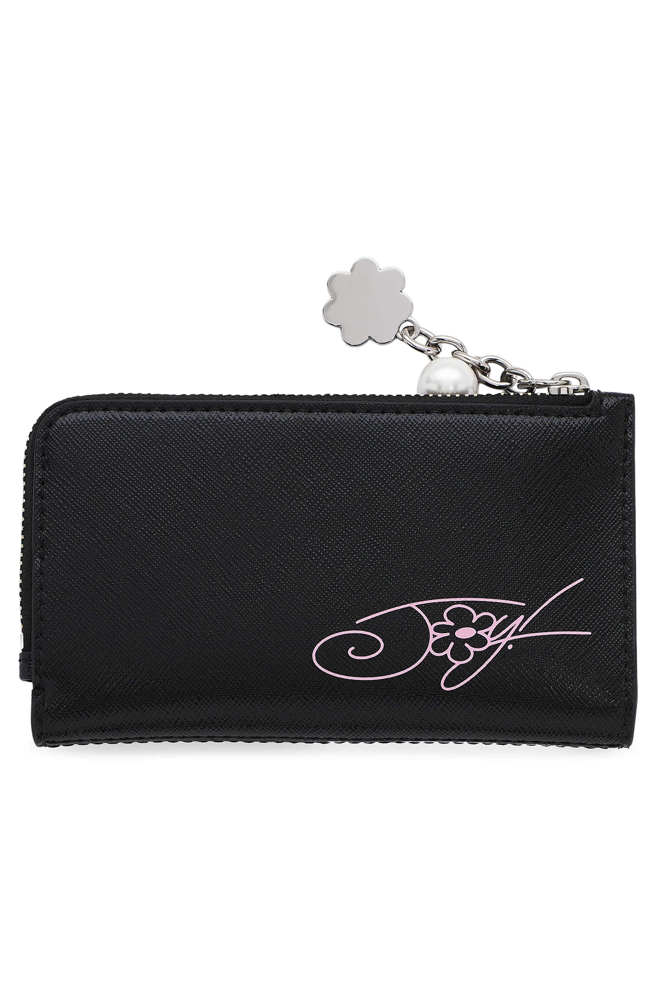 Marc Jacobs The Medium Flat Leather Wallet in Black Multi at Nordstrom - 3
